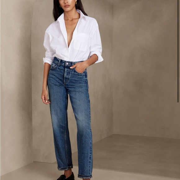 NWT!! Banana Republic High Rise Vintage Straight (Size 26) - Picture 1 of 12